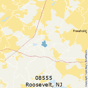 Roosevelt,New Jersey County Map