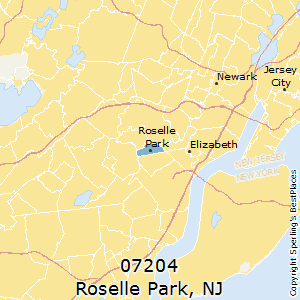 Roselle_Park,New Jersey County Map