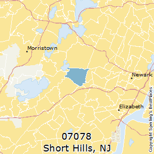 Short_Hills,New Jersey County Map