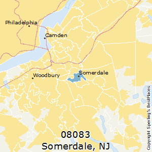 Somerdale,New Jersey(08083) Zip Code Map
