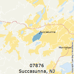 Succasunna,New Jersey County Map
