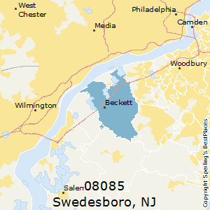 Swedesboro,New Jersey County Map