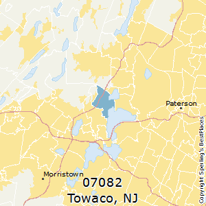 Towaco,New Jersey County Map