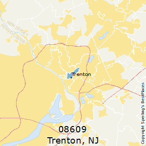 Trenton,New Jersey County Map