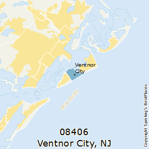 Ventnor_City,New Jersey County Map
