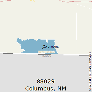 Columbus,New Mexico(88029) Zip Code Map