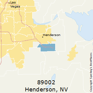 Henderson,Nevada County Map
