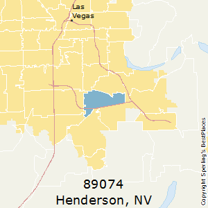Henderson,Nevada County Map