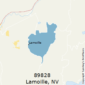 Lamoille,Nevada County Map