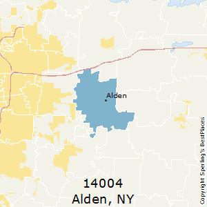 Alden,New York County Map
