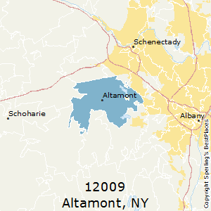 Altamont,New York County Map