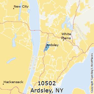 Ardsley,New York County Map