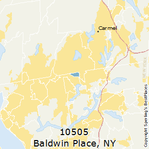Baldwin_Place,New York County Map