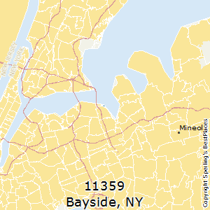 Bayside,New York County Map