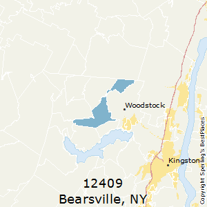 Bearsville,New York County Map