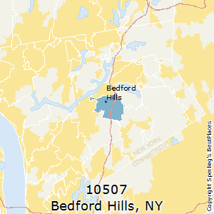Bedford_Hills,New York County Map