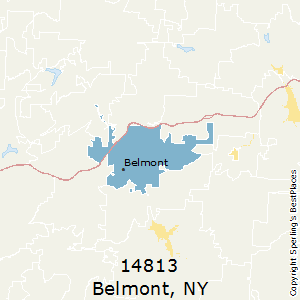 Belmont,New York County Map