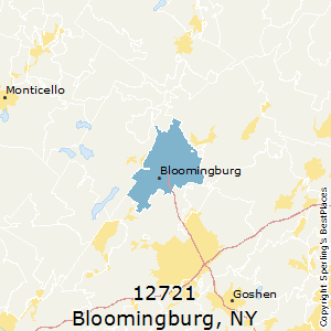 Bloomingburg,New York County Map