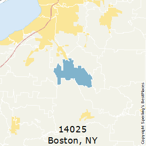 Boston,New York County Map