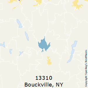 Bouckville,New York County Map