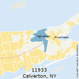 Calverton,New York County Map