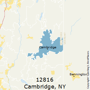 Cambridge,New York County Map