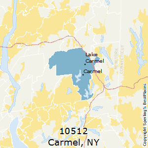 Carmel,New York County Map