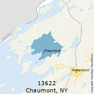 Chaumont,New York County Map