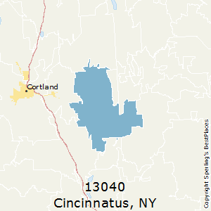 Cincinnatus,New York County Map