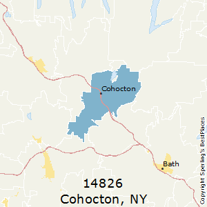 Cohocton,New York County Map