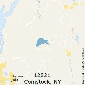Comstock,New York County Map