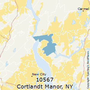 Cortlandt_Manor,New York County Map