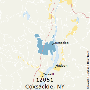 Coxsackie,New York County Map