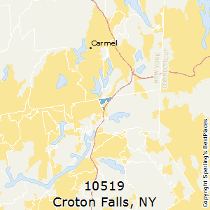 Croton_Falls,New York County Map