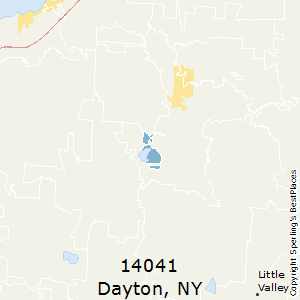 Dayton,New York County Map