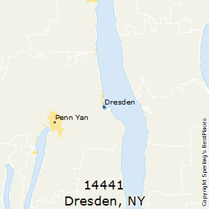 Dresden,New York County Map