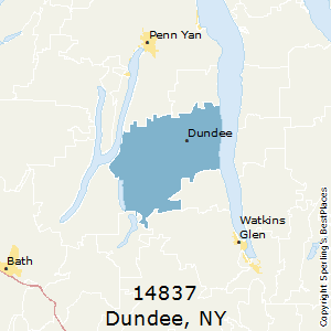 Dundee,New York County Map