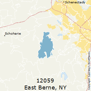 East_Berne,New York County Map
