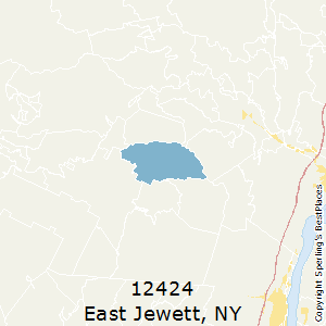 East_Jewett,New York County Map