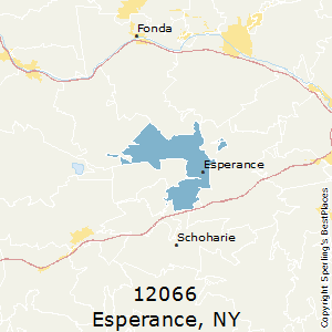 Esperance,New York County Map