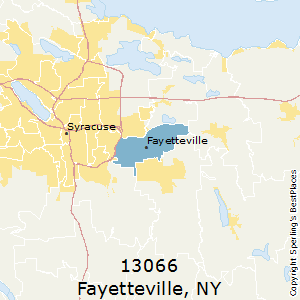 Fayetteville,New York County Map