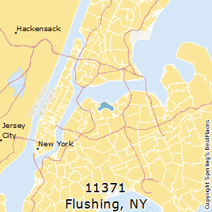 Flushing,New York County Map