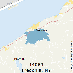 Fredonia,New York County Map