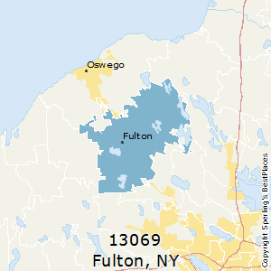 Fulton,New York County Map
