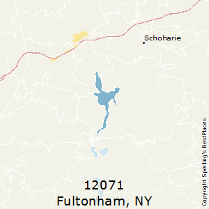 Fultonham,New York County Map