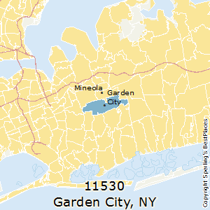 Map of Garden City, NY, New York