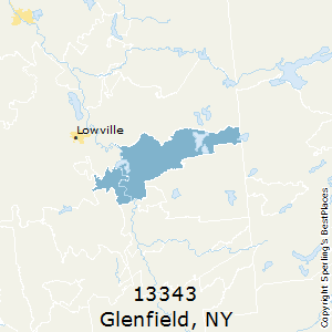 Glenfield,New York County Map