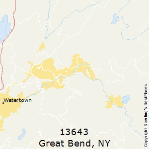 Great_Bend,New York County Map