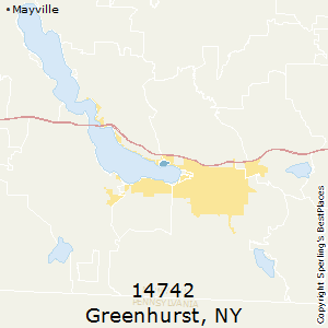 Greenhurst,New York County Map