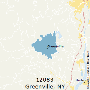 Greenville,New York County Map